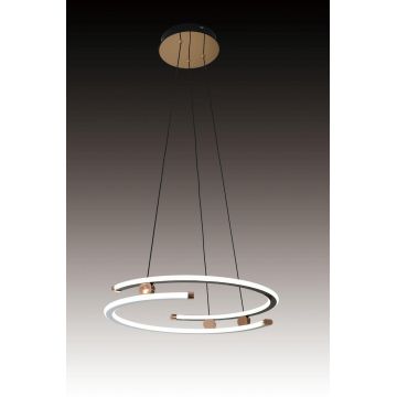 Lustră LED Suspendată cu 3 Tipuri de Lumină – Design Modern și Iluminare Versatilă pentru Spații Elegante