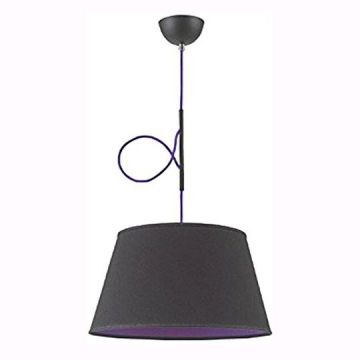 Lustra moderna negru/ purpuriu Lukka 369/1 LP