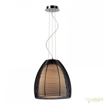 Lustra, Pendul modern negru diam.30cm, H-120cm Pico MD9023-1L black