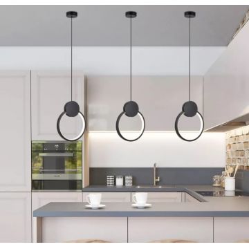 Lustră Pendul Premium DM6816 RD Negru – Iluminat Distins pentru Camere Moderne