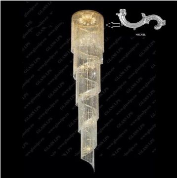 Lustra spirala Cristal Bohemia L15 512/30/3