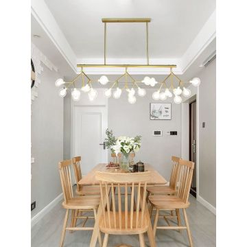 Lustră Suspendată Modernă DM66010-27 Auriu – Stil și Funcționalitate Combină Perfect în Designul Tău Interior