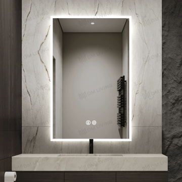 Oglindă LED Inteligentă cu Dezaburire Model DM035 – Soluție Premium pentru Baia Ta cu Iluminare de Fundal