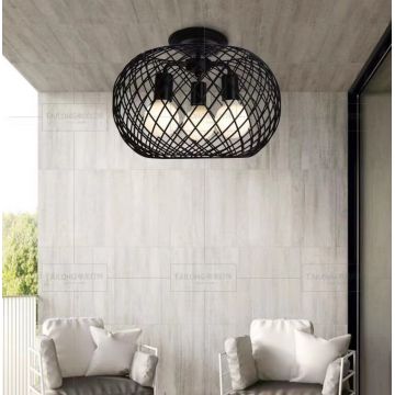 Pendul Ajustabil cu Formă Geometrică, DM 45, Negru – Accesoriu Distins pentru Livinguri și Sufragerii