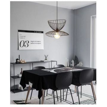 Pendul Minimalist cu Design Modern Negru DM30 – Ideal pentru Spații Contemporane