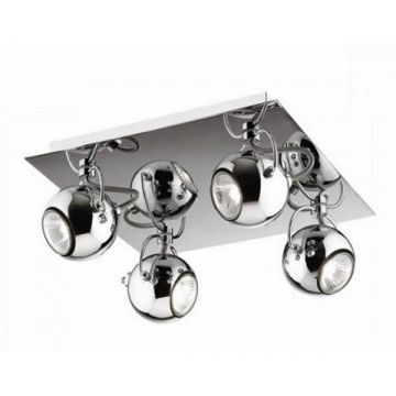 Plafonier reglabil LUNARE PL4 Cromo 066820