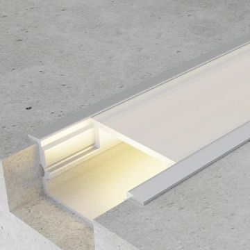 Profil LED Incastrat, 20 x 10, Lungime 2m, Aluminiu