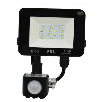 Proiector LED cu Senzor de Mișcare 10W, Lumină Rece și IP65 – O Alegere Premium pentru Iluminat Automat și Eficient în Spații Exterioare