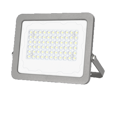 Proiector LED Puternic 50W, Lumină Rece și IP65, Gri – O Alegere Premium pentru Iluminat Exterior Eficient și Elegant