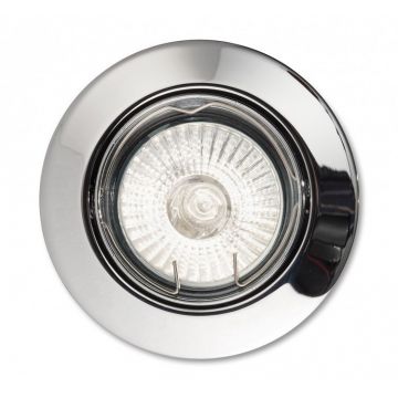 Set de 3 spoturi orientabile, incastrabile diam.8,2cm, SWING FI1 crom 083131