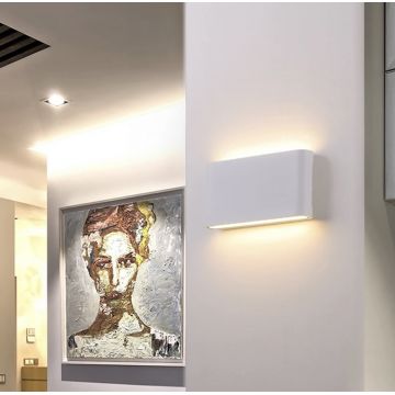 Spot LED de Fațadă Bidirecțional, Alb 12W – Iluminare Premium pentru Fațade Exterioare Elegante