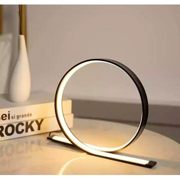 Veioză LED DM Circle SE-T 1008 39cm cu Lumină Neutră 4000K – Perfectă pentru Interioare Moderne și Relaxante
