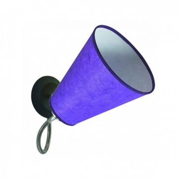 Aplica cu brat flexibil si abajur mov, FLEXI 336/K LP