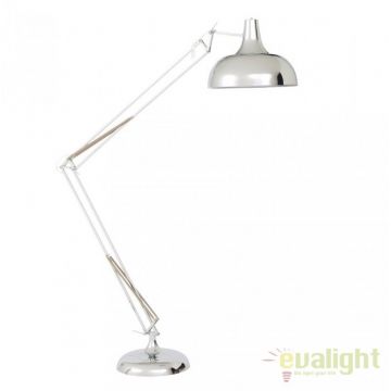 Lampadar, lampa de podea moderna, brat articulat, finisaj cromat, GIANT-XL-CR MUNO Design