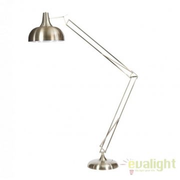 Lampadar, lampa de podea moderna, brat articulat, finisaj satinat, GIANT-XL-BRU MUNO Design