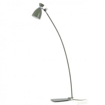 Lampadar / lampa de podea vintage verde H-125 cm, Retro 20020