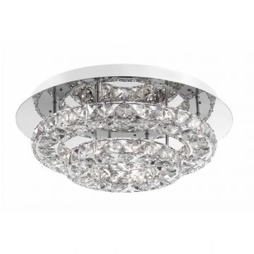 Lustra LED aplicata cristal K9 Quentin 40cm NVL-83399203
