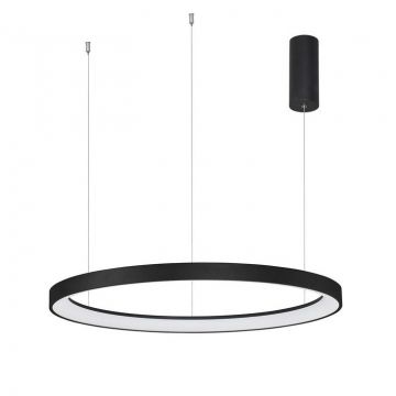 Lustra LED design modern circular PERTINO negru 60W NVL-9853686