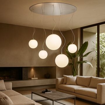 Lustra suspendata moderna MAPA BIANCO SP5 043562