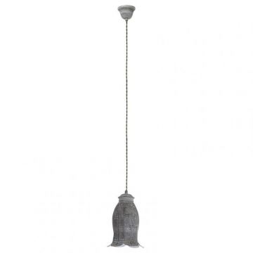 Pendul design rustic diam.16,5cm, H-110cm, 49208 EL