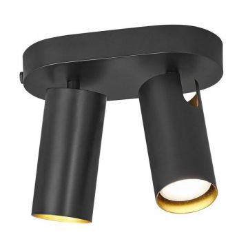 Plafoniera cu 2 spoturi design modern MIMI negru 2120456003 NL
