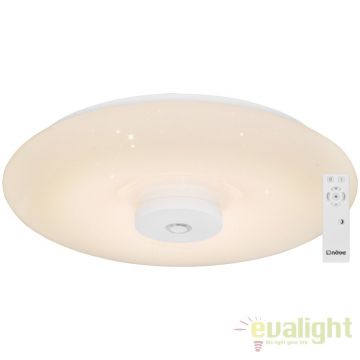 Plafoniera LED cu detector de fum si telecomanda Modena 1221923 NV