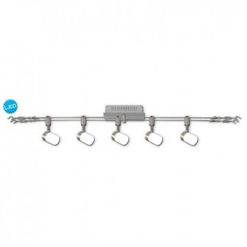 Sistem de cabluri cu 5 spoturi LED directionabile Tony 1250742 NV