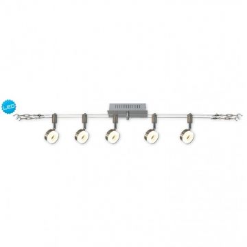 Sistem de cabluri cu 5 spoturi LED directionabile Tony 1251042 NV