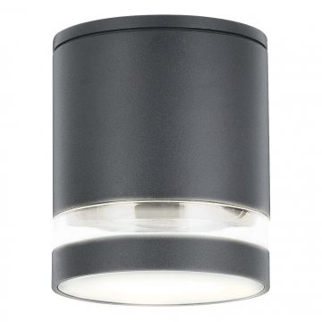 Spot aplicat pentru iluminat exterior design modern IP54 Zombor antracit 10,2cm