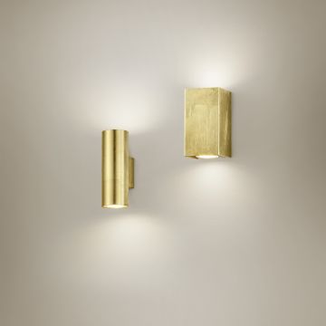 Aplica de perete Cleo, TRIO, 8x8x15 cm, 35W, 2x GU10, metal, auriu