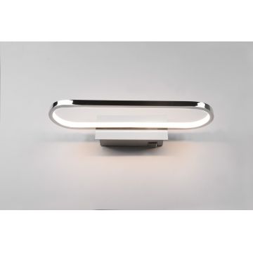 Aplica de perete Gianni, TRIO, 40x14.8x7.5 cm, 17W, 1x SMD, metal, argintiu