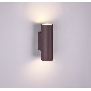 Aplica de perete Marley, TRIO, 6x8x18 cm, 35W, 2x GU10, metal, maro