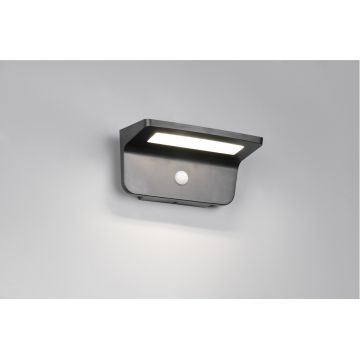 Aplica de perete pentru exterior Atico, RL, 20x13x10 cm, 8W, 1x SMD, plastic, negru mat