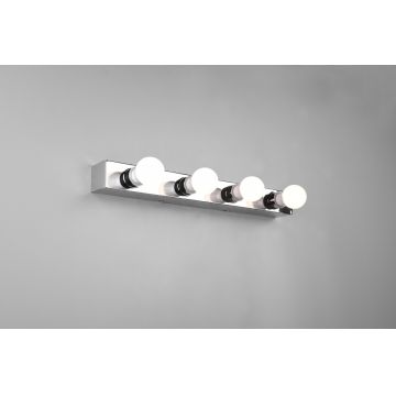 Aplica de perete Theatro, TRIO, 55x8.5x6 cm, 10W, 4x E27, metal, argintiu