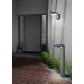 Aplica pentru exterior Posadas, RL, 15x19.5x60 cm, 4.5W, 1x SMD, inox, antracit