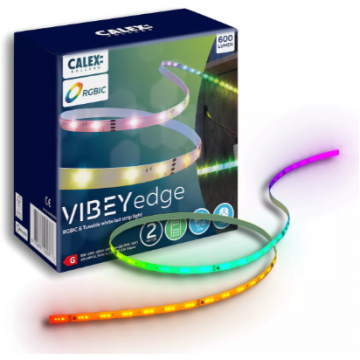 Banda LED Smart  Vibey 2m RGBIC + CCT 600lm 12W Sincronizare Muzicala