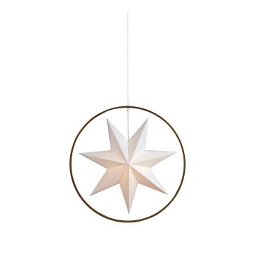 Decorațiune luminoasă albă/gri ø 50 cm Speranza – Markslöjd