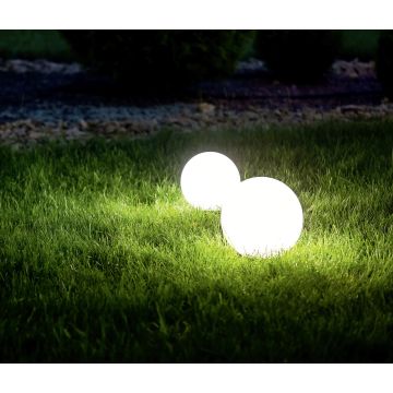 Lampa de gradina Melo, RL, 20x17.4 cm, 0.5W, 1x SMD, plastic, alb