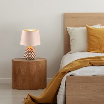 Lampa de masa Ariana, RL, 18x26 cm, 40W, 1x E14, ceramica, bej