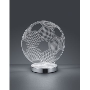 Lampa de masa Ball, RL, 20x12x22 cm, 7W, 1x SMD, metal, argintiu