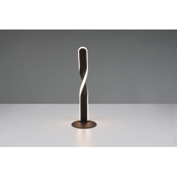 Lampa de masa Ginko, RL, 13x40 cm, 10W, 1x SMD, metal, negru mat