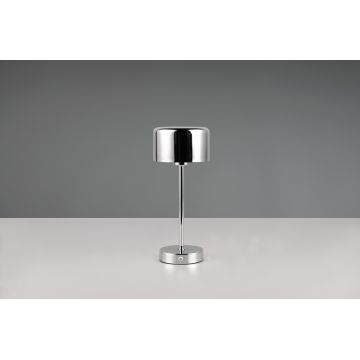 Lampa de masa Jeff, RL, 12.6x30 cm, 1.5W, 1x SMD, metal, argintiu
