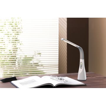 Lampa de masa Vento, RL, 12.5x38x46 cm, 5W, 1x SMD, plastic, alb