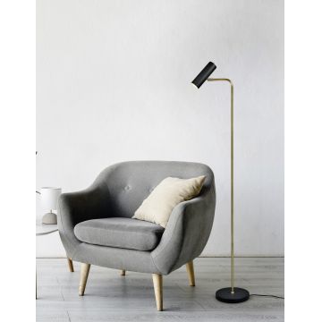 Lampadar Marley, TRIO, 23x39x151 cm, 5W, 1x GU10, metal, bronz mat/negru