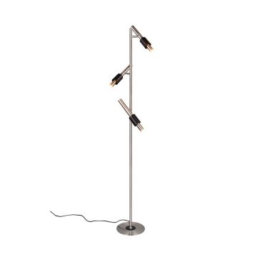 Lampadar negru/argintiu LED (înălțime 150 cm) Ikaris – Trio Select