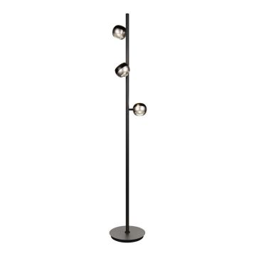 Lampadar negru/argintiu LED (înălțime 150 cm) Orbit – Trio Select
