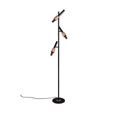Lampadar negru/bronz LED (înălțime 150 cm) Ikaris – Trio Select
