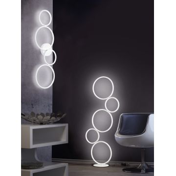 Lampadar Rondo, TRIO, 47x20x115 cm, 36W, 1x SMD, metal, alb mat