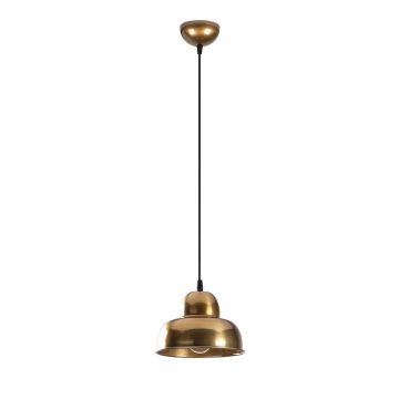 Lustră aurie cu abajur din metal ø 20 cm Berceste – Opviq lights