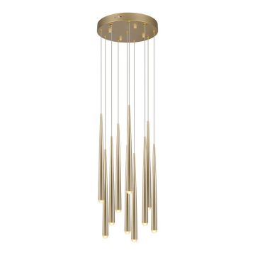 Lustră aurie LED ø 30 cm Cala – Trio Select
